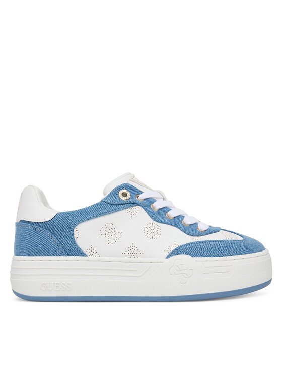 Guess Guess Sneakersy FLPSW4 DEN12 Biela