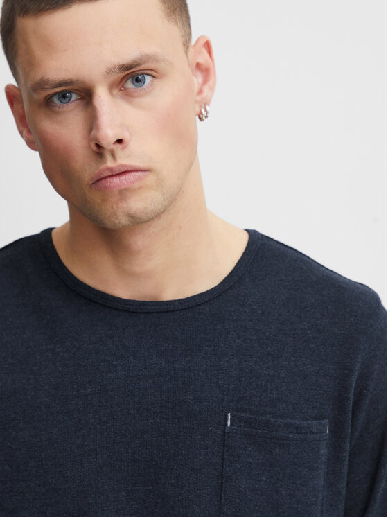 Longsleeve 20715015 Blu scuro Regular Fit