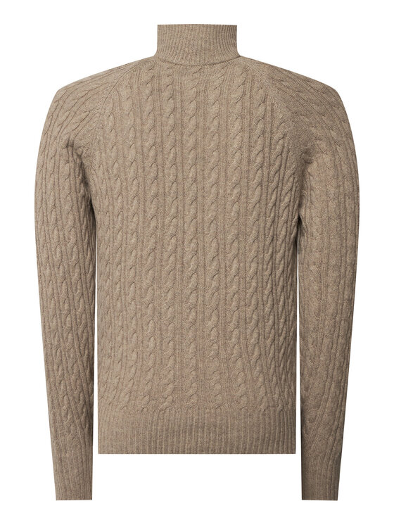 BOSS BOSS Sweter H-Furore 50570640 Brązowy Regular Fit