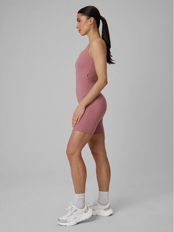 4F 4F Kombinezon ATHLETIC ALLURE Różowy jasny Slim Fit