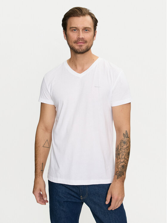 Gant Set 2 tricouri 900002018 Colorat Regular Fit