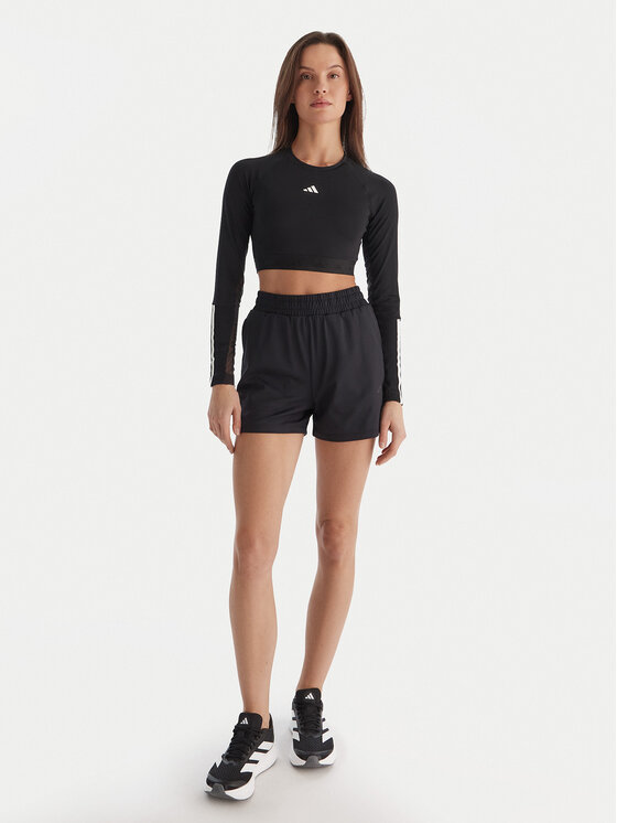 4F 4F Szorty sportowe RSS25-TFSHF0874 Czarny Regular Fit