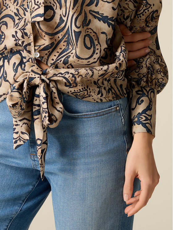 Oltre Oltre Camicia 5085J000923N0R2 Crema Regular Fit