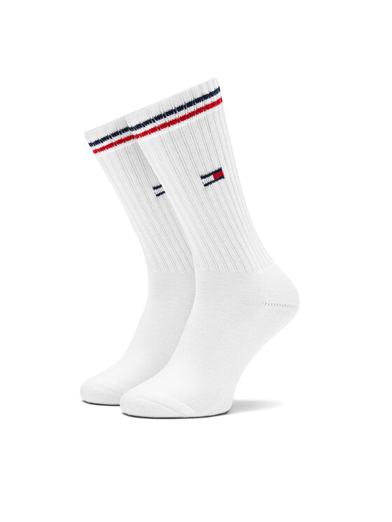 Tommy Hilfiger Tommy Hilfiger Set od 2 para ženskih visokih čarapa 701228176 Bijela