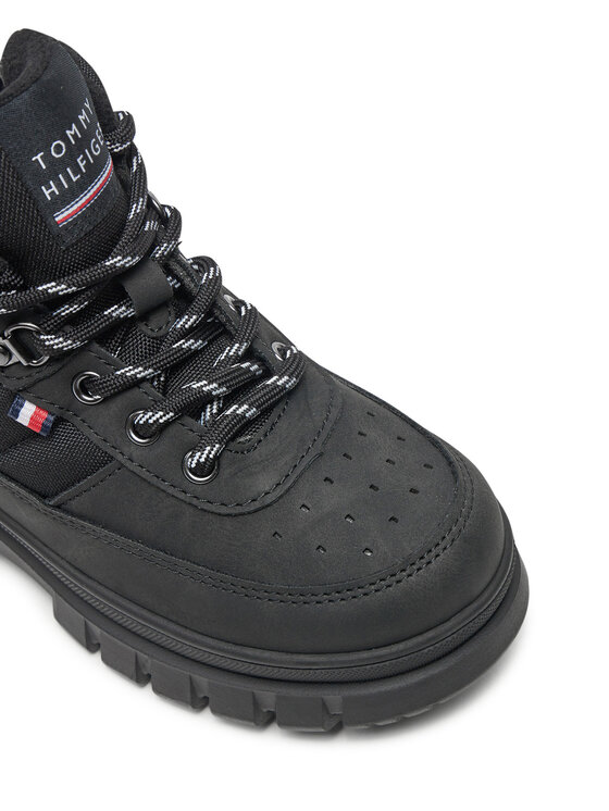 Tommy Hilfiger Tommy Hilfiger Μποτίνια Lace-Up Bootie T3X5-33707-1492 M Μαύρο
