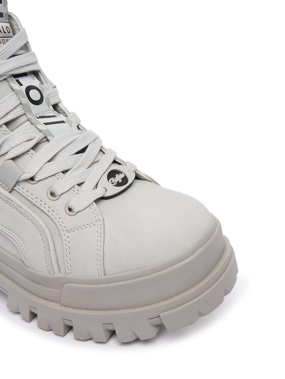 Buffalo Buffalo Schnürschuhe Buffalo Aspha NC Mid 1622603 Grau