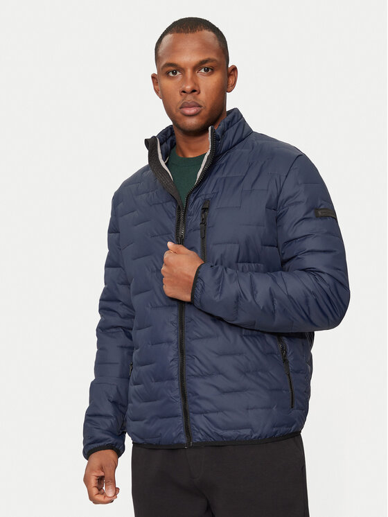 Pierre Cardin Giacca di transizione MARINE 10115/0055/6000 Blu scuro Regular Fit, taglia : XXL