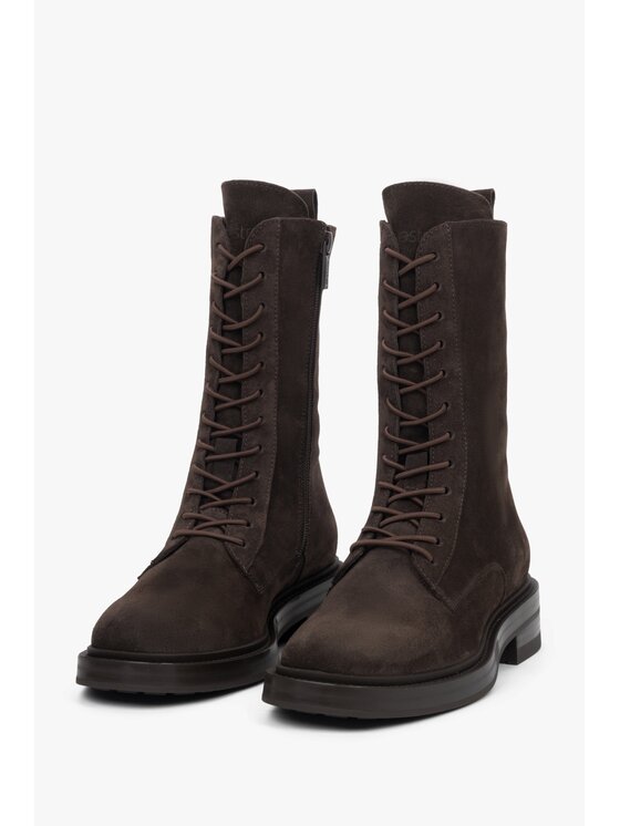 Estro Estro Μποτάκια ER00118379 Καφέ