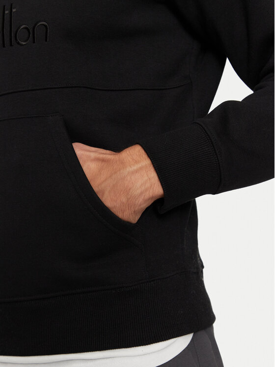 United Colors Of Benetton United Colors Of Benetton Суитшърт 3VVUU201P Черен Relaxed Fit