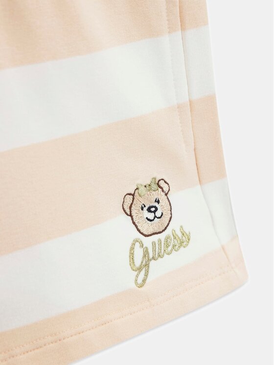 Guess Guess Спортивні шорти K6GD04 KBOR4 Світло-бежевий Regular Fit