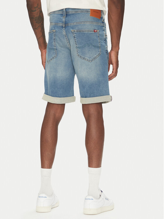 Mustang Mustang Jeans kratke hlače Chicago Z 1016349 Modra Slim Fit