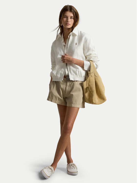 Polo Ralph Lauren Polo Ralph Lauren Demisezoninė striukė 211938915007 Balta Relaxed Fit