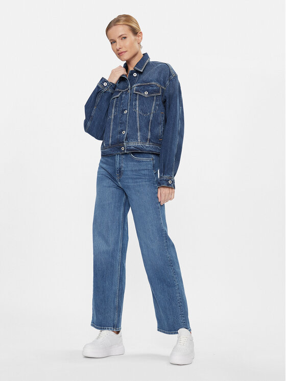 Pepe Jeans Pepe Jeans Džínsy PL204598 Modrá Wide Leg
