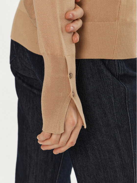 Guess Guess Поло Paule W2BR53 Z2V62 Бежов Regular Fit
