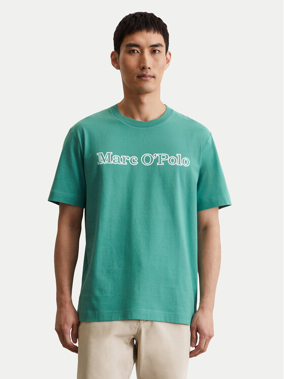 Marc O'Polo Marc O'Polo T-shirt 526201251154 Turchese Regular Fit