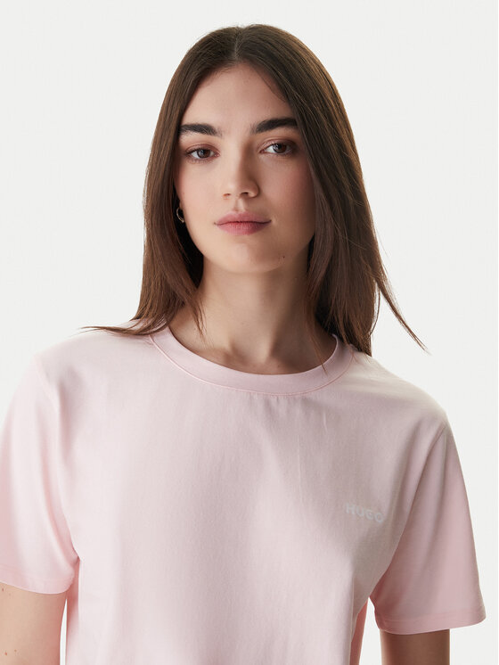 HUGO HUGO T-krekls 50555634 Rozā Regular Fit