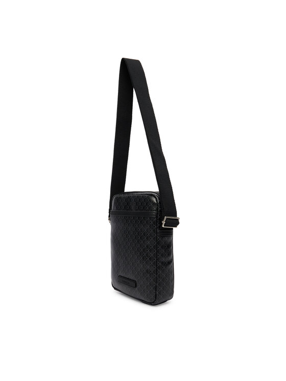 Calvin Klein Calvin Klein Brašna Emblem Aop Coated Slim Reporter LV04D3334G Černá
