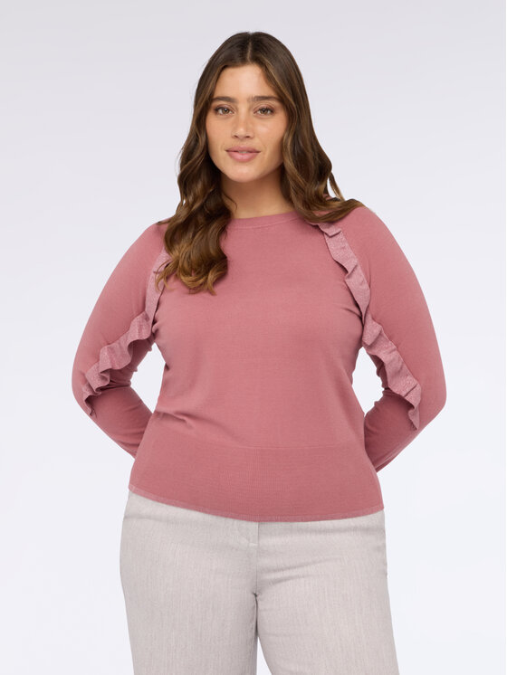 Fiorella Rubino Fiorella Rubino Maglione M040L008302N006 Rosa Regular Fit