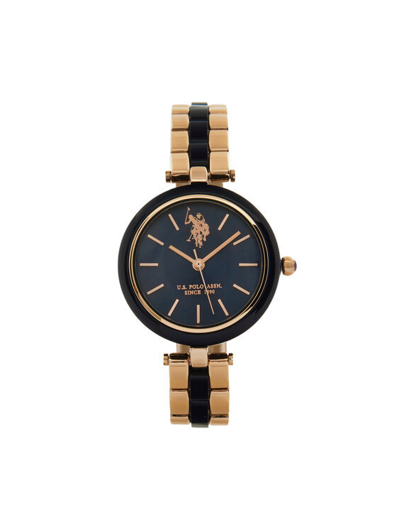 U.S. Polo Assn. Uhr USP8360BL Roségold, Größe 00