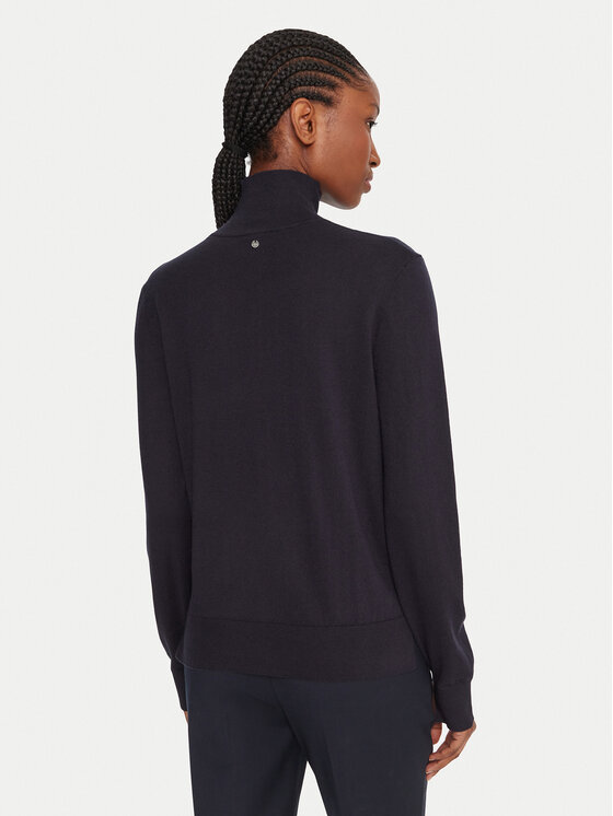 BOSS BOSS Rollkragenpullover C_Faghettini 50551356 Dunkelblau Regular Fit