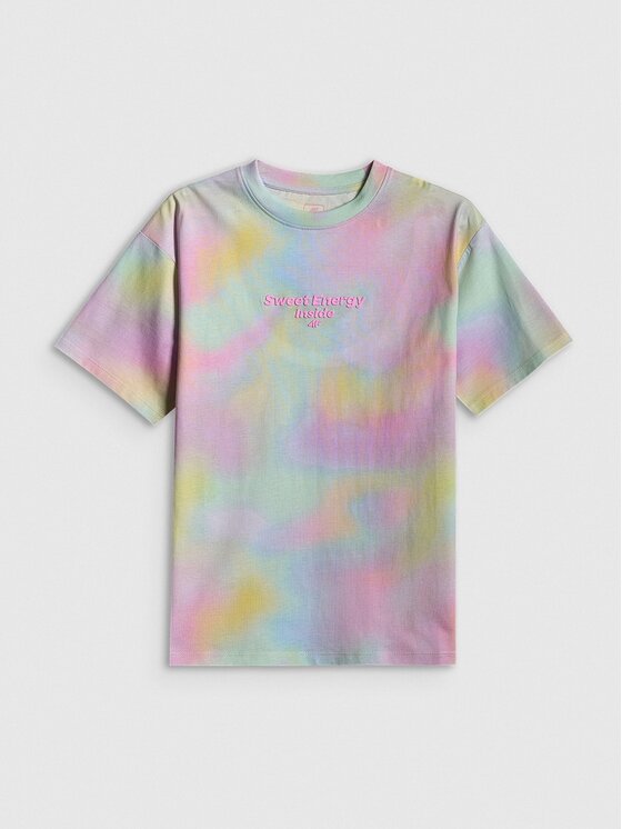 4F 4F T-Shirt 4FJRSS26TTSHF3826-90A Kolorowy Loose Fit
