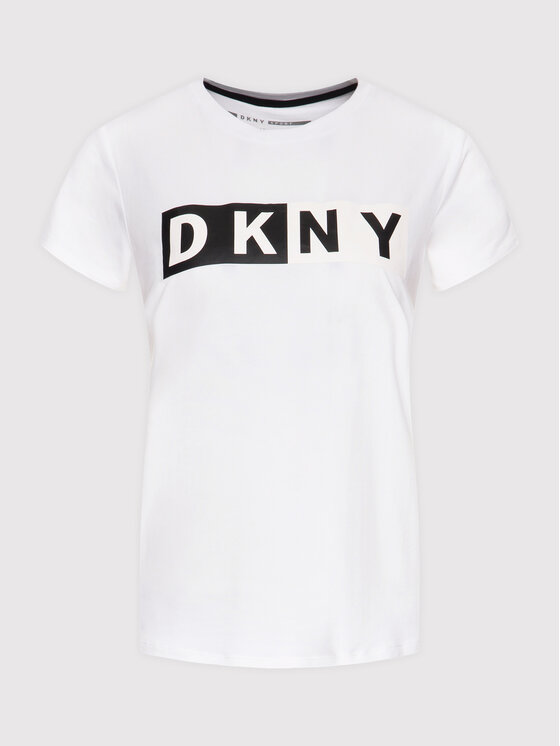 DKNY Sport DKNY Sport T-Shirt DP8T5894 Biały Regular Fit