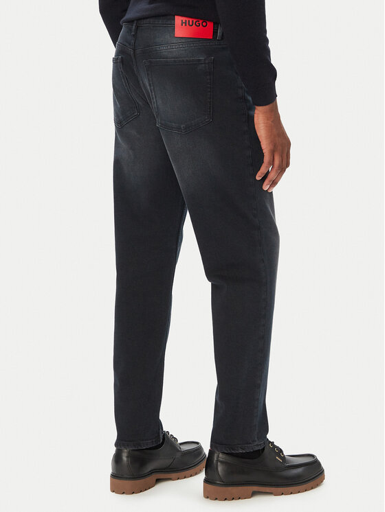HUGO HUGO Jeansy 50579487 Czarny Tapered Fit