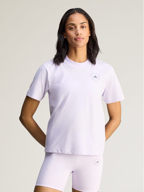 adidas by Stella McCartney adidas by Stella McCartney Koszulka techniczna 82487 Fioletowy Regular Fit