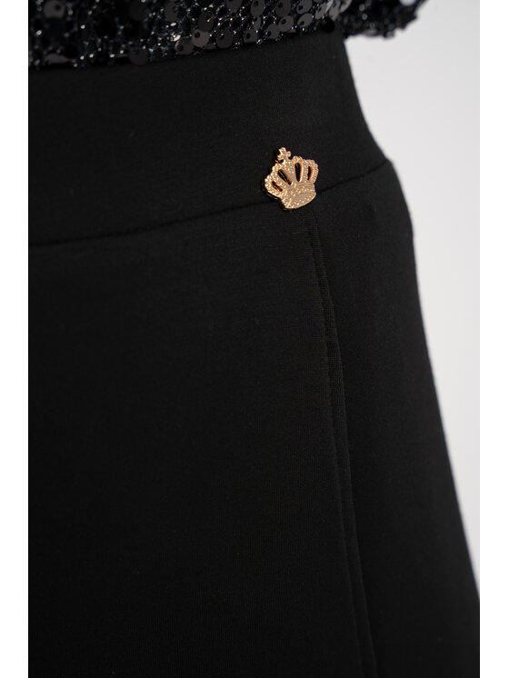 CLICK CLICK Παντελόνι υφασμάτινο 30-461 Μαύρο Loose Fit