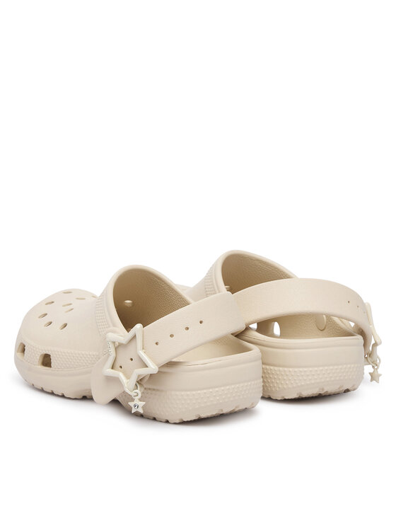 Crocs Crocs Шльопанці Classic Star Buckle Clog 213941 Світло-бежевий
