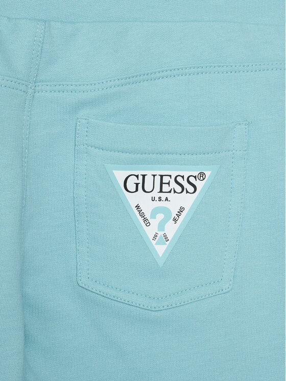 Guess Guess Komplektas: marškinėliai ir sportiniai šortai N6GG00 K8HM4 Mėlyna Regular Fit