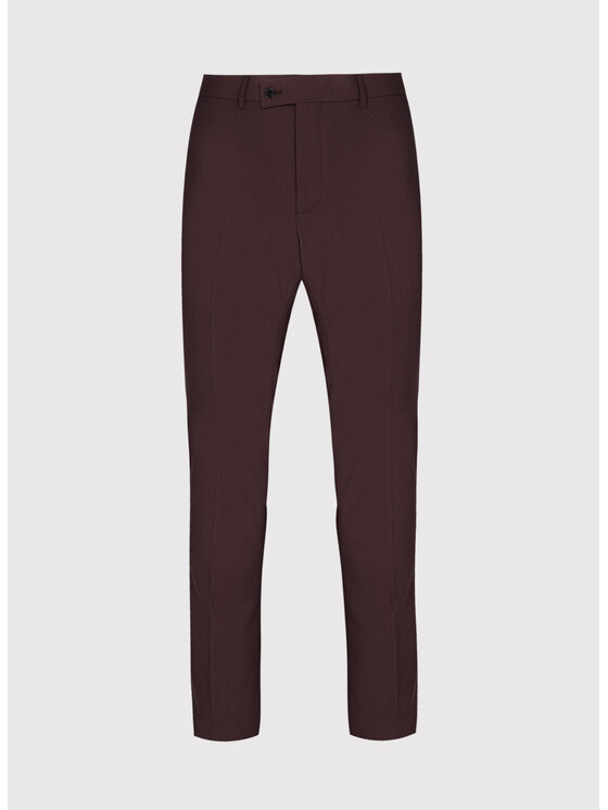 Pako Lorente Pako Lorente Spodnie garniturowe P26SF-6G-007 Brązowy Slim Fit