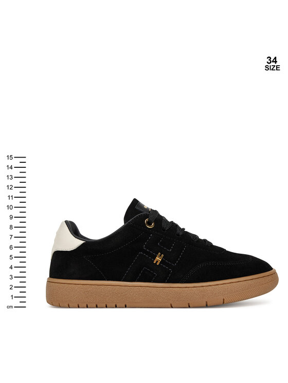Elisabetta Franchi Elisabetta Franchi Sneakersy Low Cut Lace Up F4A9-E0340-0071 S Čierna