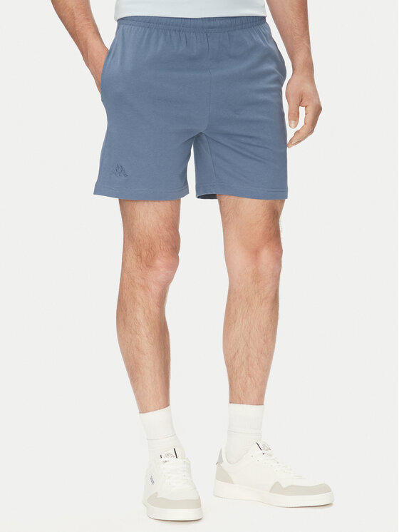 Kappa Športové kraťasy Logo Korpo Cabas 303HZE0 Modrá Regular Fit