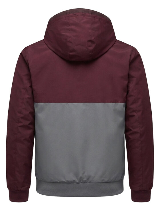 Ombre Ombre Bunda pro přechodné období C584 Bordó Regular Fit