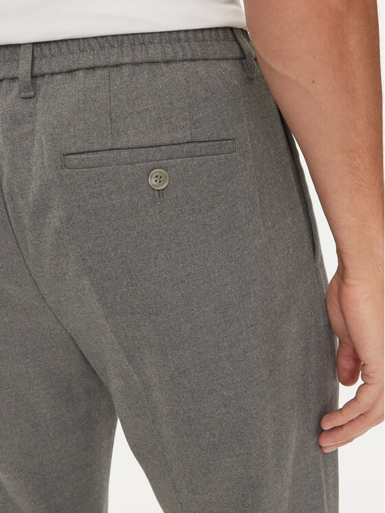 Sisley Sisley Spodnie materiałowe 470USF04N Szary Slim Fit