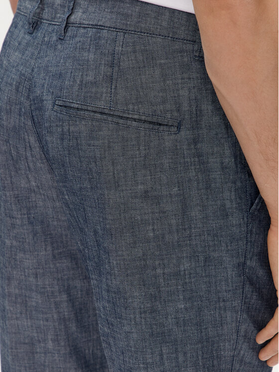 United Colors Of Benetton United Colors Of Benetton Chinosy 4WV1UE02F Granatowy Slim Fit