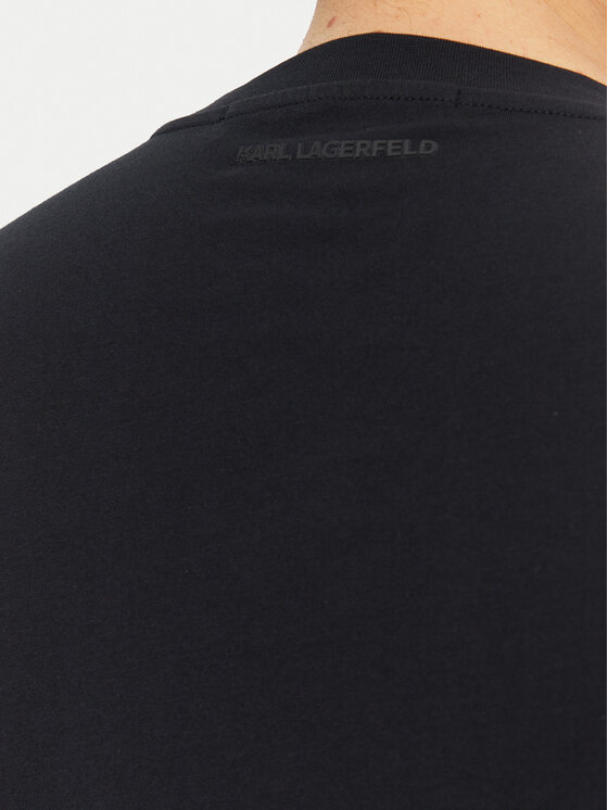 KARL LAGERFELD KARL LAGERFELD Тишърт 755710 551224 Тъмносин Regular Fit