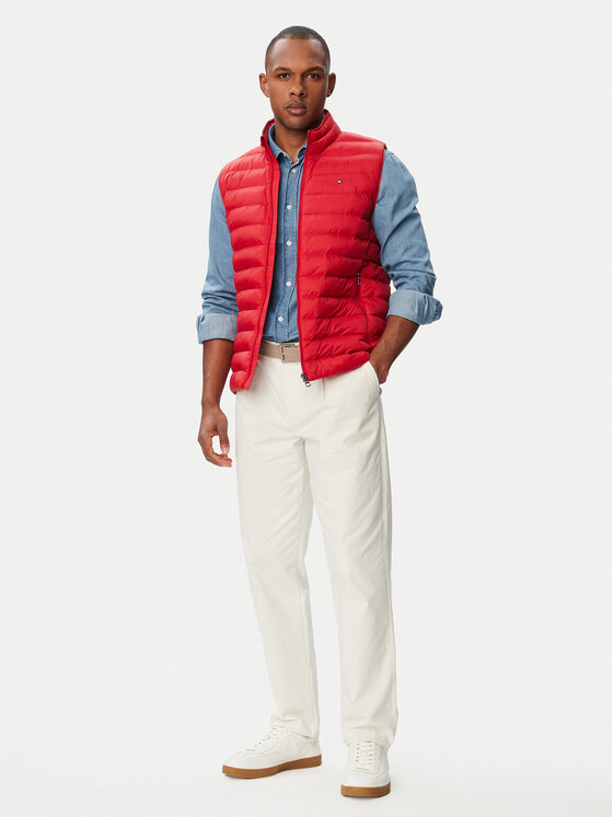Tommy Hilfiger Tommy Hilfiger Veste MW0MW37677 Sarkans Regular Fit