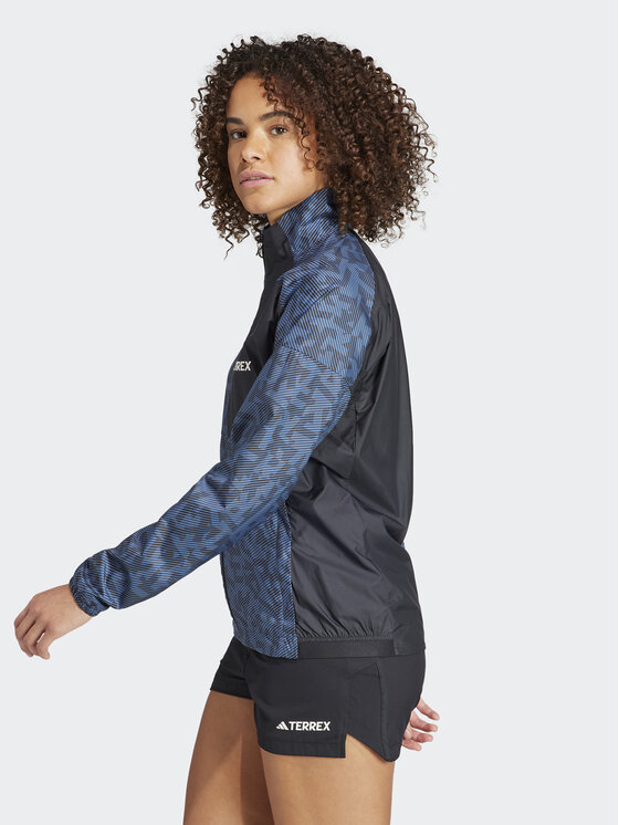 adidas adidas Větrovka Terrex Trail Running Windbreaker IA1808 Modrá Regular Fit