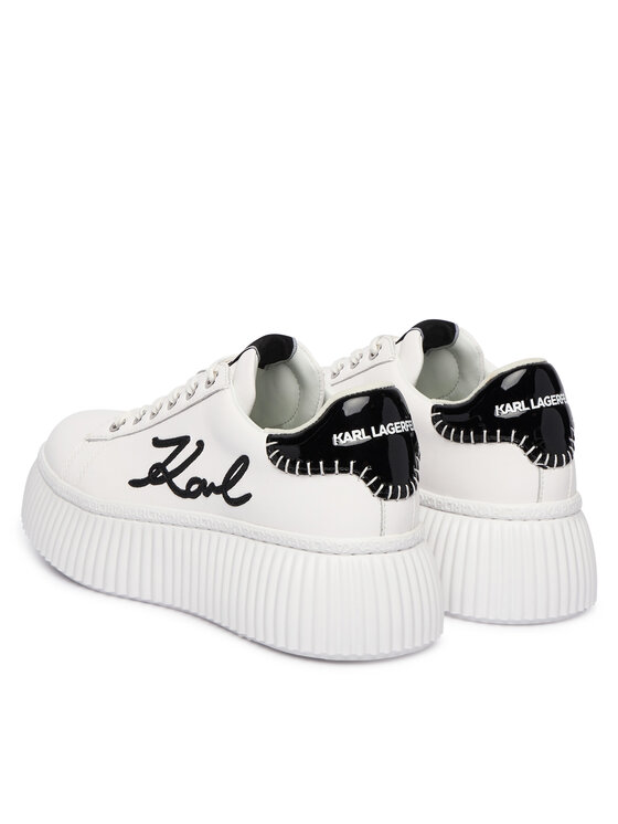 KARL LAGERFELD KARL LAGERFELD Sneakersy Kreeper Lo KL42372C Biały