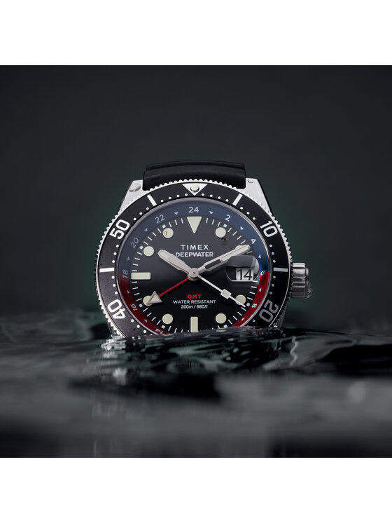 Timex Timex Zegarek TW2W75000 Czarny