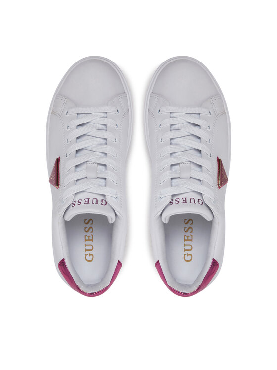 Guess Guess Sneakersy FLJD12 LEA12 Biela