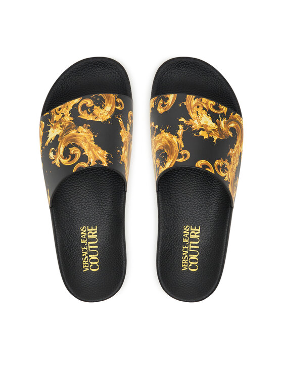 Versace Jeans Couture Versace Jeans Couture Şlapi 80VA3SQ3 ZS365 G89 Negru