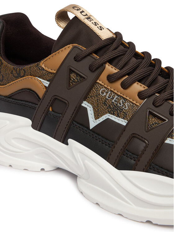 Guess Guess Sneakersy FMPBEU FAL12 Hnědá