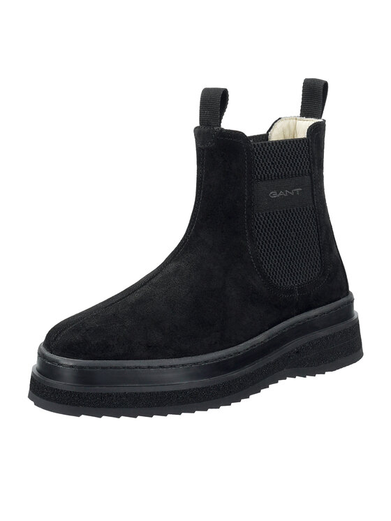 Gant Gant Kotníková obuv s elastickým prvkem 31553102 Černá