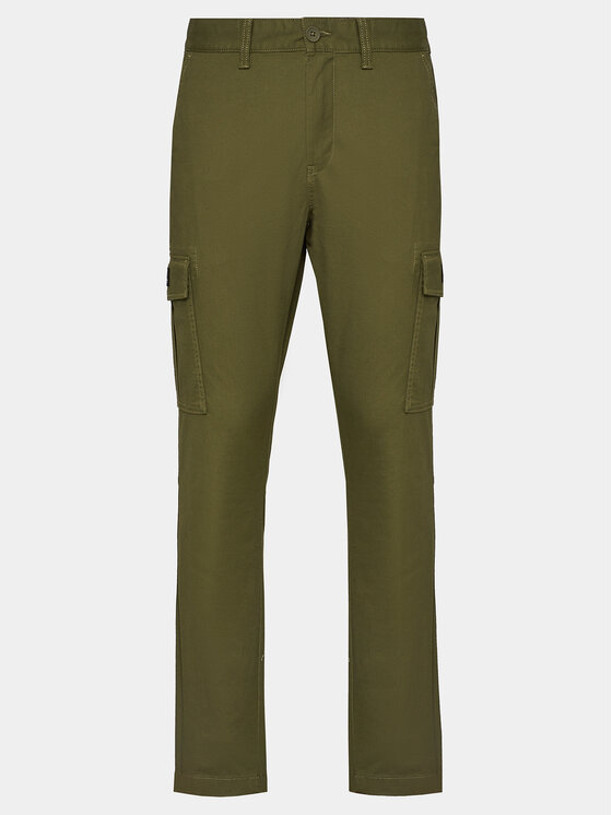 Tommy Jeans Tommy Jeans Pantaloni di tessuto Austin DM0DM18940 Verde Slim Fit