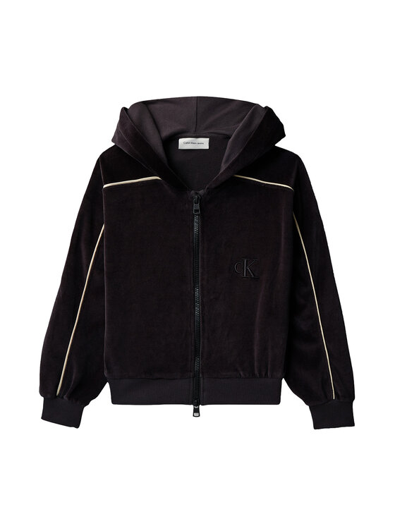 Calvin Klein Jeans Calvin Klein Jeans Bluză Velvet IG0IG03088 Negru Regular Fit