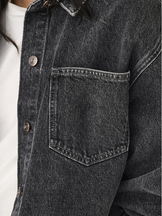 ONLY ONLY Džinsinė striukė Emaline 15330000 Pilka Loose Fit