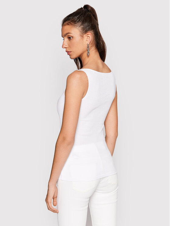 Top W2YP43 K1811 Bianco Slim Fit